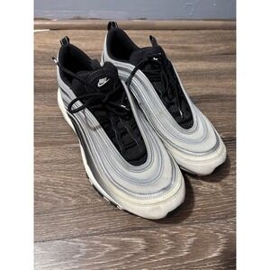 Nike Air Max 97 Black Silver Gradient Mens Size 14 Sneakers 921826-016